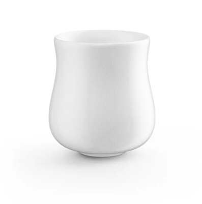 MHW- AURA CERAMIC CUP - 150ML THIN - WHITE