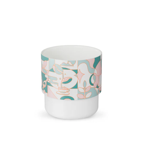 MHW-SWIRL CUP - PASTEL GREEN