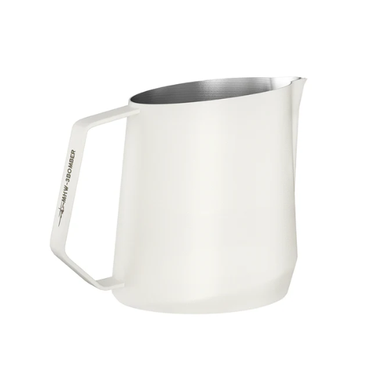MHW- GT-U SHAPE SPOUT MILK PITCHER OFF WHITE - 400ML
