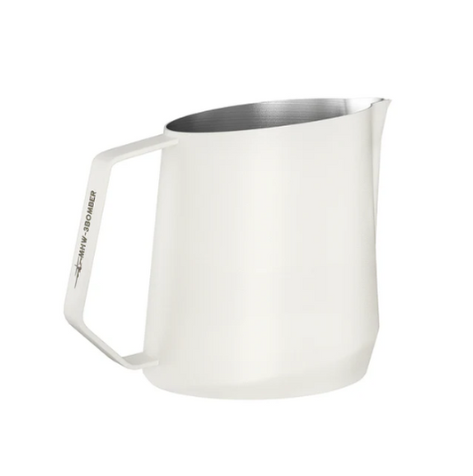 MHW- GT-U SHAPE SPOUT MILK PITCHER OFF WHITE - 400ML