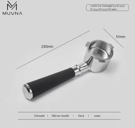 MUVNA - SILICA GEL BOTTOMLESS PORTAFILTER 51MM