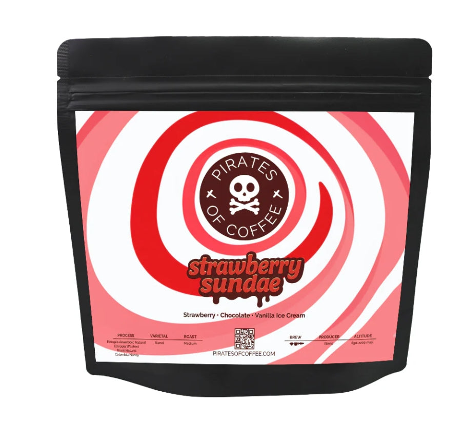 PIRATES OF COFFEE - STRAWBERRY SUNDAE 250G