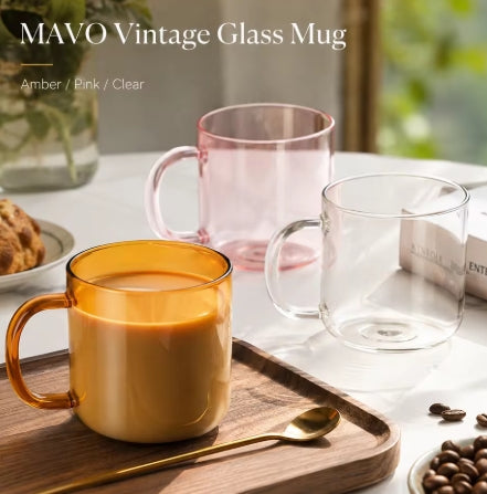 MAVO LMTD - TIME COFFEE CUP - TRANSPARENT