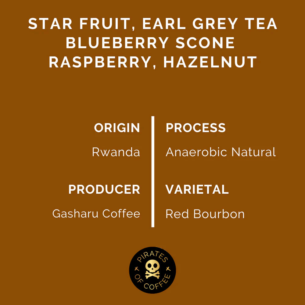 PIRATES OF COFFEE - RWANDA STARR BERRY - 250G