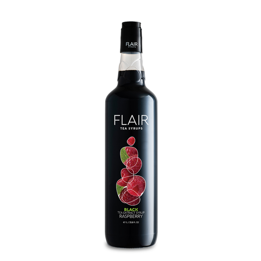 FLAIR- BLACK TEA SYRUP RASPBERRY CLASSIC 1LT
