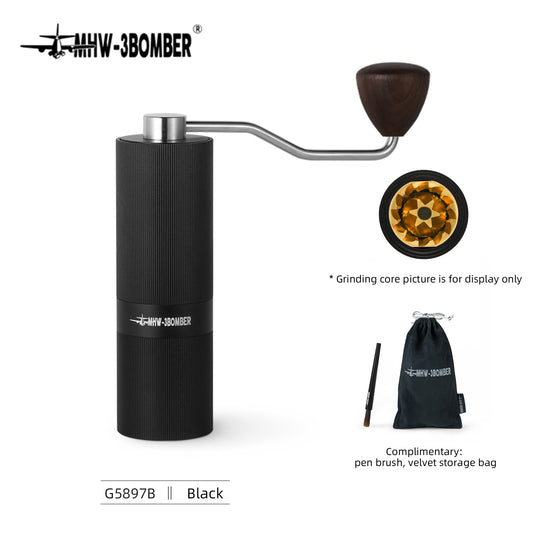 MHW- RACING M1 GRINDER TITANIUM BURR BLACK