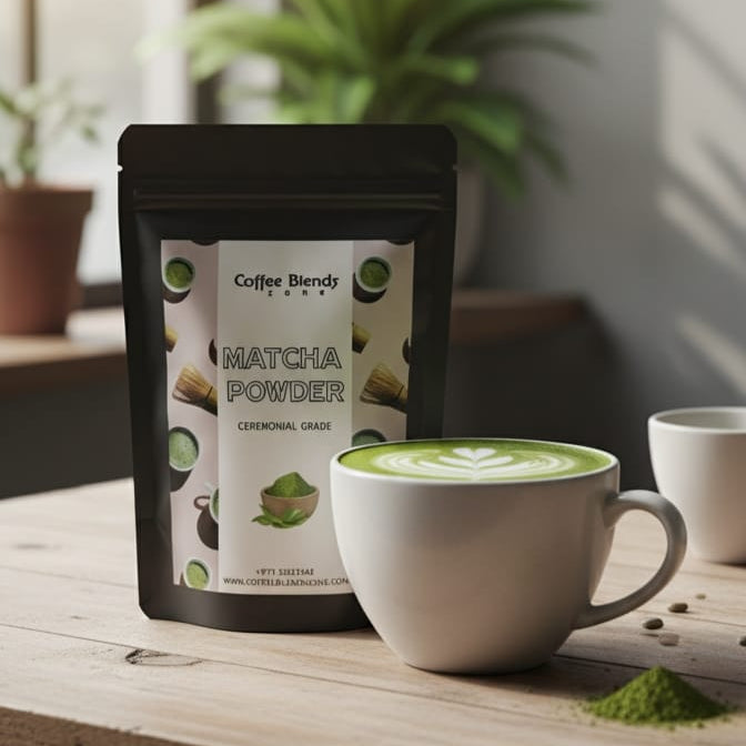 Matcha Coffee Powder CEREMONIAL GRADE MATCHA-100G – Coffee Blends Zone