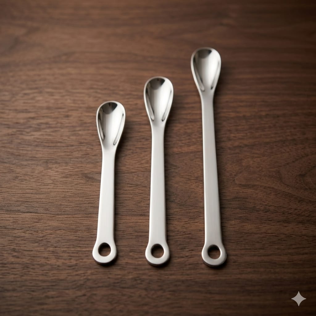 ESPRESSO SPOON WITH THE HOLE - LARGE