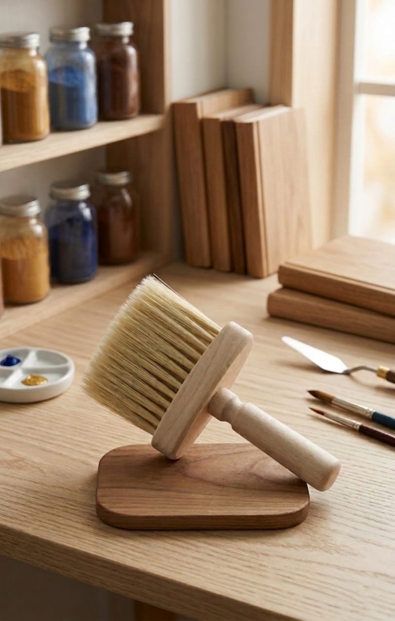 CLEANING BRUSH - LIGHT WOOD
