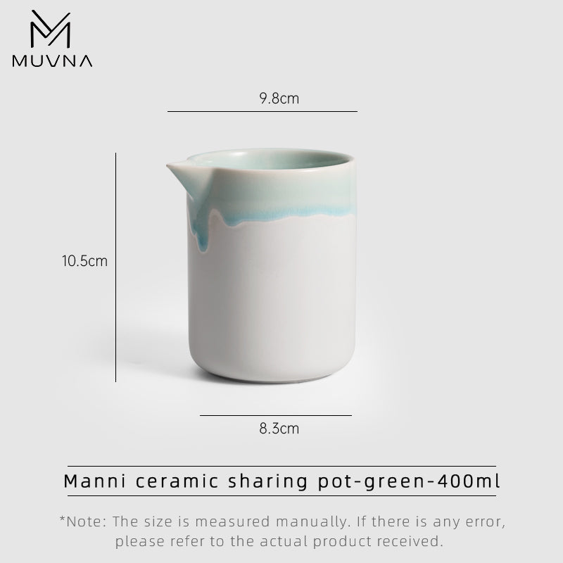 MUVNA- Manni ceramic sharing pot-green-400ml