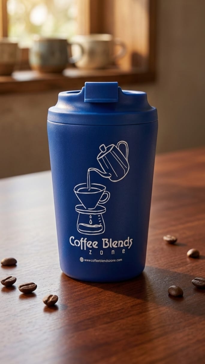 COFFEE BLENDS ZONE TUMBLER 12OZ - BLUE