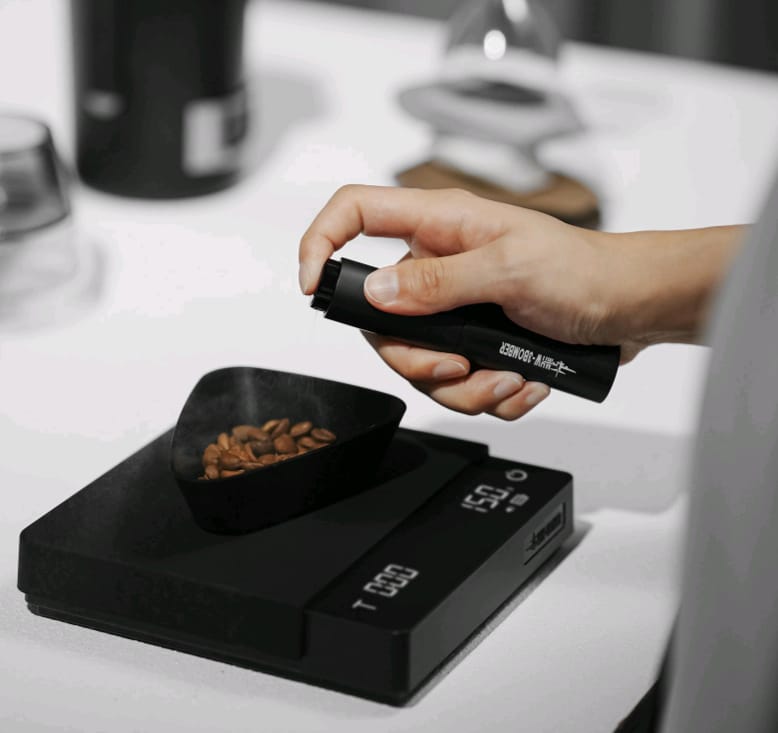 MHW - BEANBOAT COFFEE BEAN DOSING CUP - BLACK