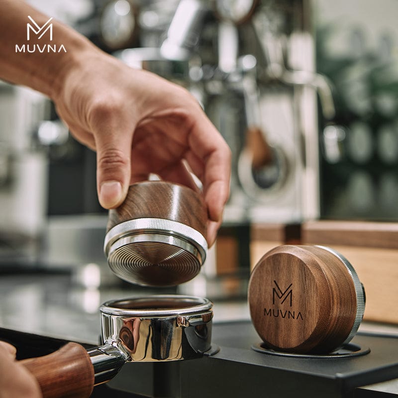 MUVNA - WALNUT TAMPER THREADED BASE 58MM