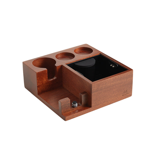 MUVNA- Solid Wood  Box - Multifunction Tamper station丨58mm