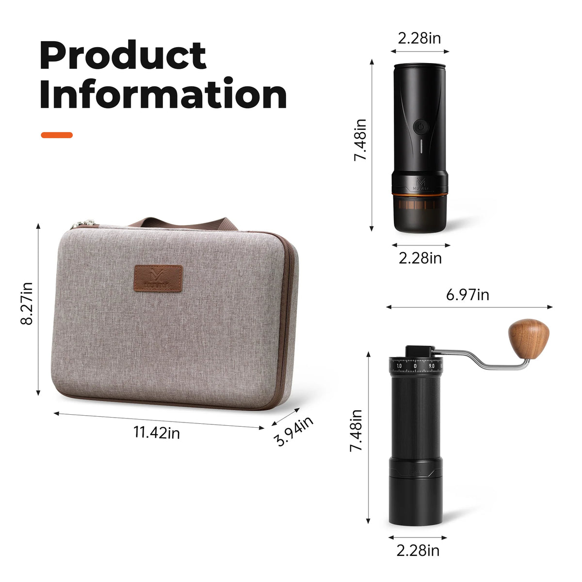 MUVNA - PORTABLE ESPRESSO MAKER