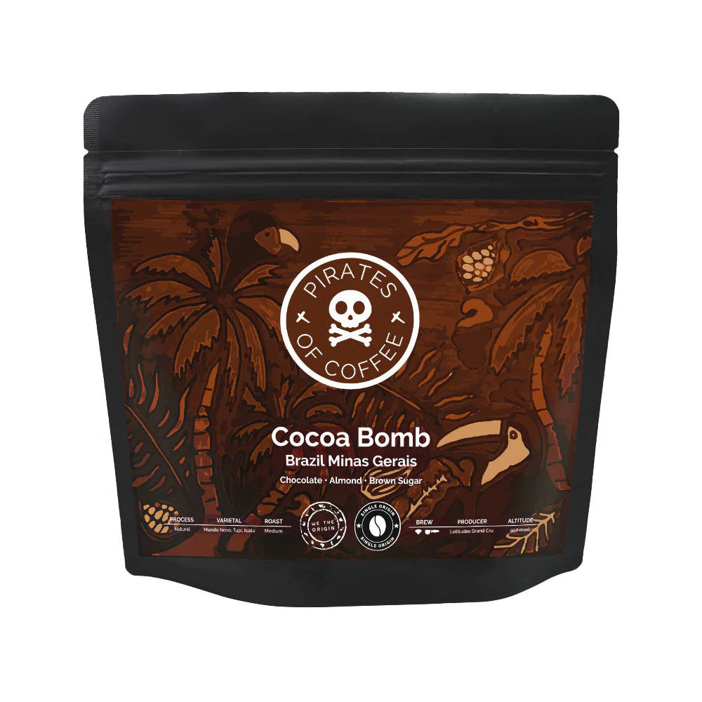 PIRATES OF COFFEE - COCOA BOMB: BRAZIL NATURAL 250g
