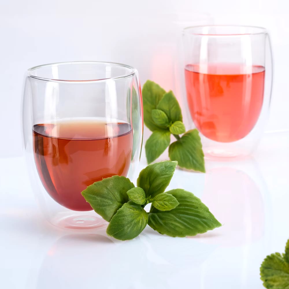 DOUBLE WALL GLASS CUP 350ML