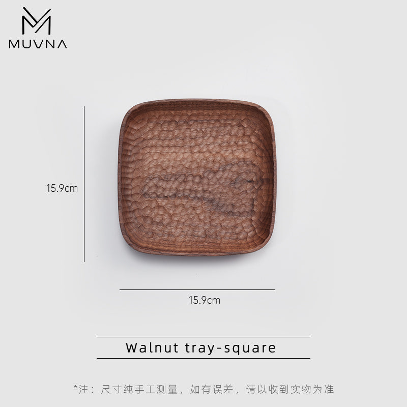 MUVNA- Walnut tray-square