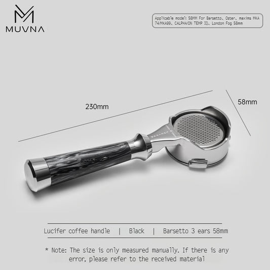 MUVNA - E61 INTEGRATED PORTAFILTER 58MM BLACK