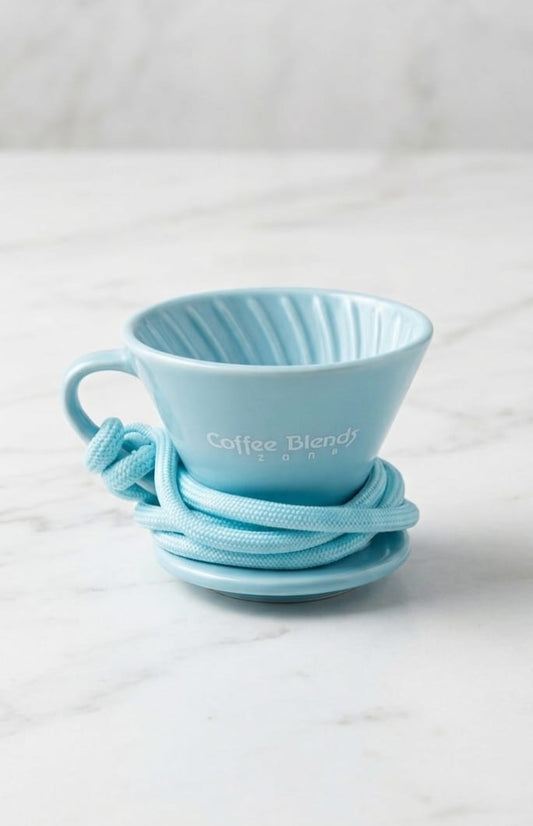 COFFEE BLENDS ZONE TASTING CUP BLUE BLUE