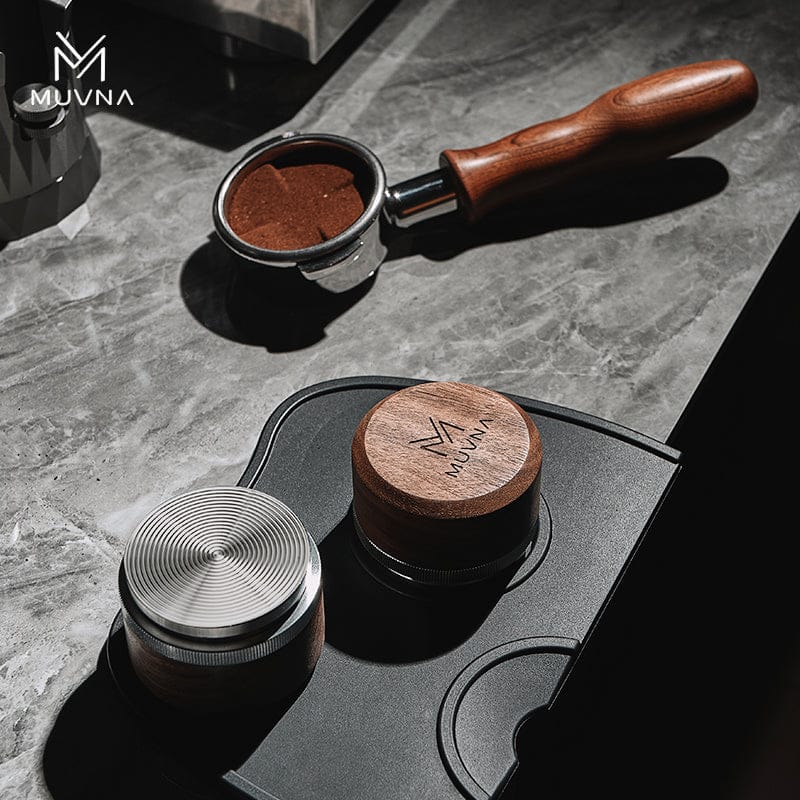 MUVNA - WALNUT TAMPER THREADED BASE 58MM
