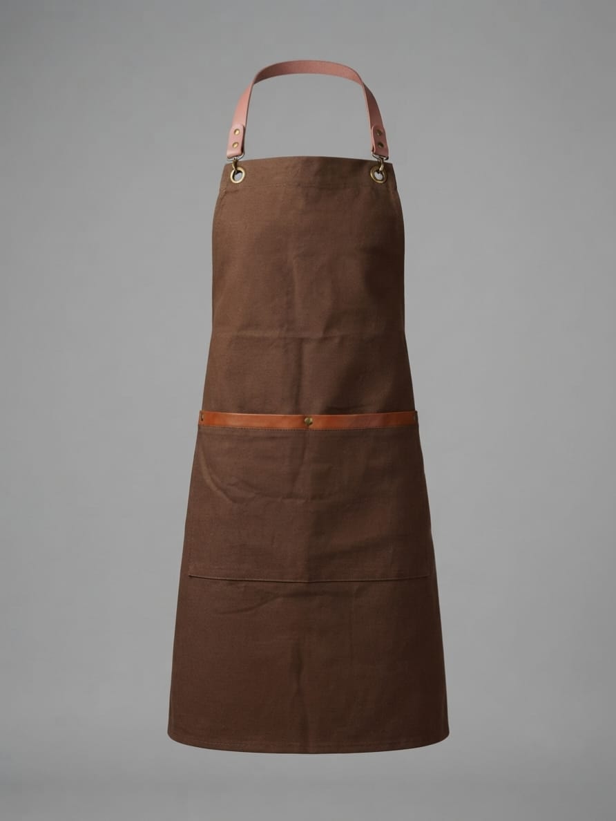 BARISTA APRON - COFFEE BROWN