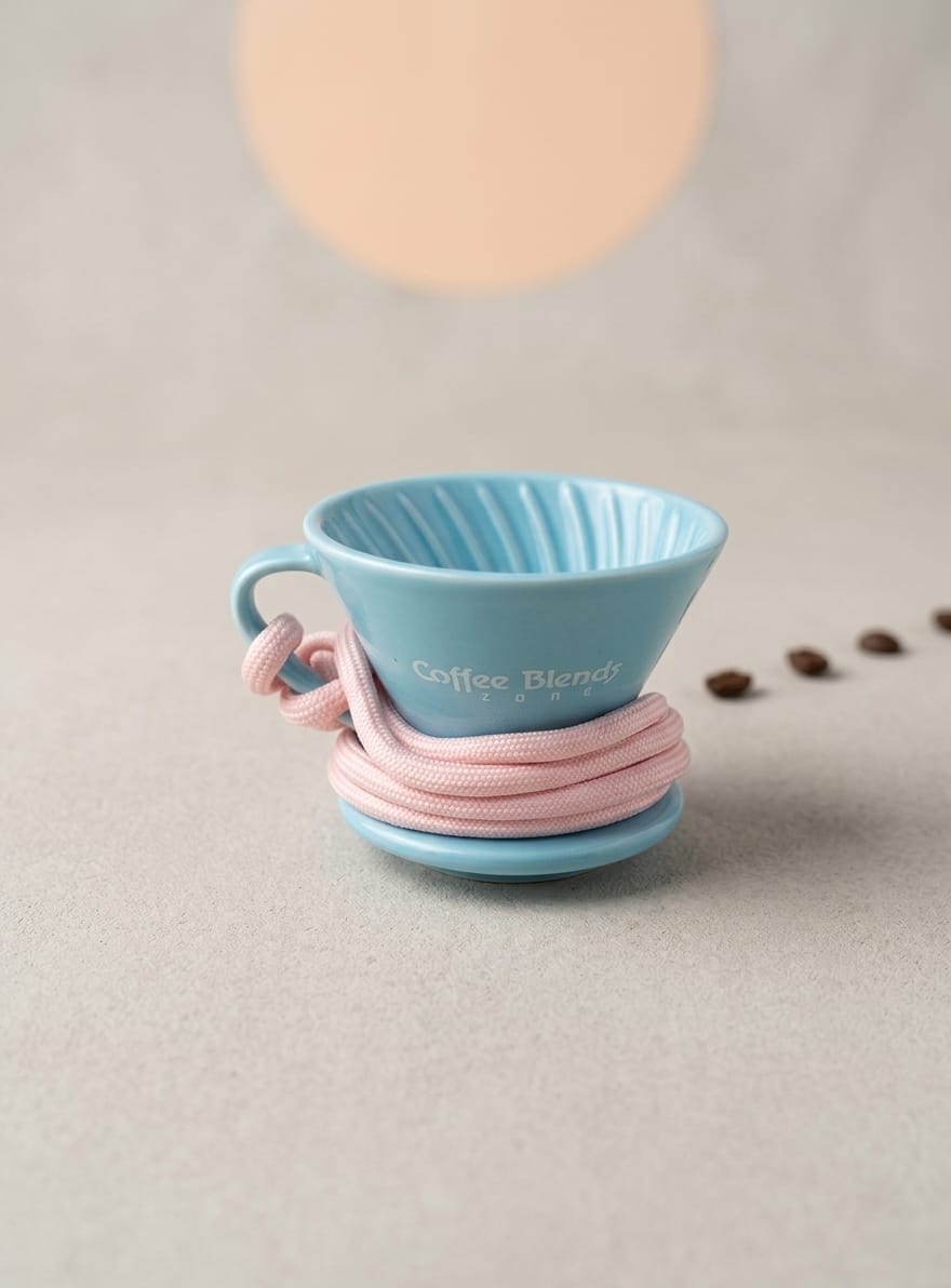 COFFEE BLENDS ZONE TASTING CUP BLUE PINK