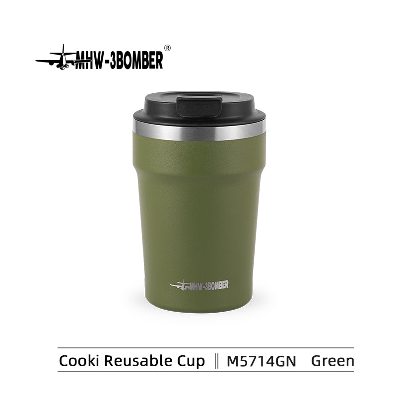MHW-Cooki Reusable Cup-360ml GREEN