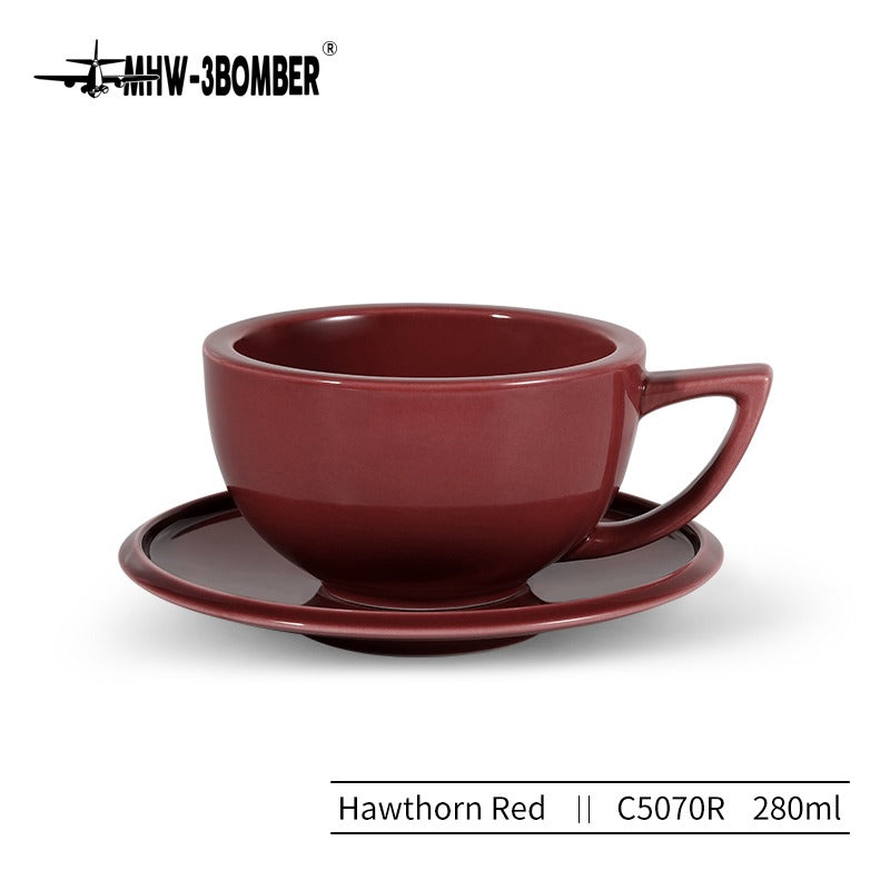 MHW-CERAMIC CUP 280ML- HAWTHORN RED