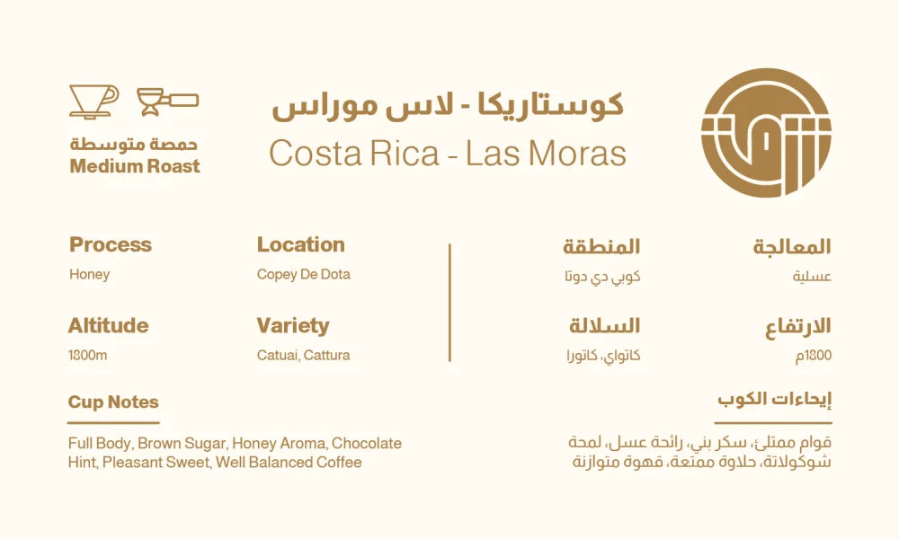 SHRQ - COSTA RICA LAS MORAS 250G