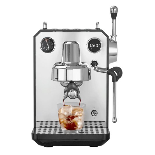 GEMILAI - G3006A ESPRESSO COFFEE MACHINE - METALLIC SILVER