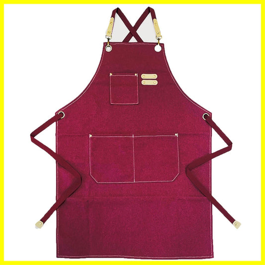 BARISTA APRON - MAROON