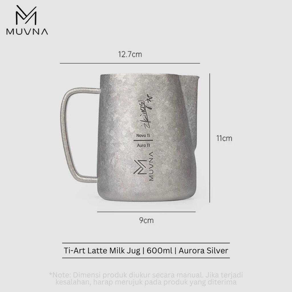 MUVNA - TI - ART PURE TITANIUM MILK PITCHER