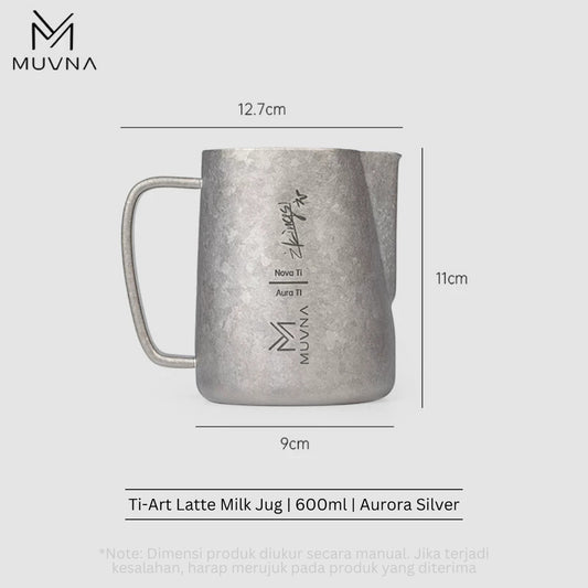 MUVNA - TI - ART PURE TITANIUM MILK PITCHER