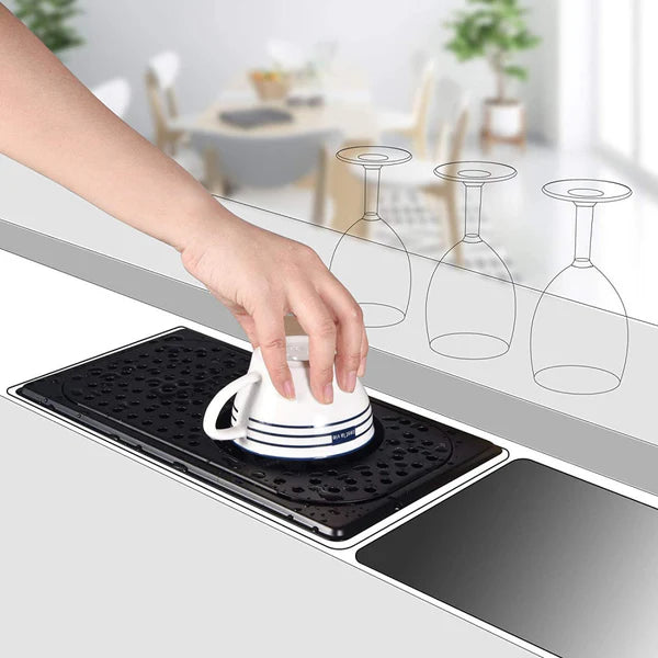 CUP RINSER - BLACK 32.5*18*4CM