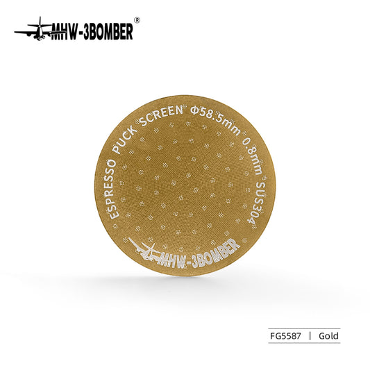 MHW-ESPRESSO PUCK SCREEN 58.5MM-GOLD