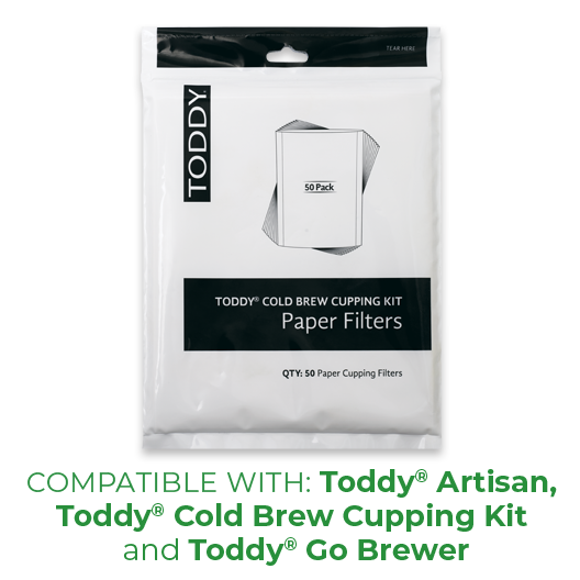 TODDY COLD BREW CUPPING KIT PAPER FILTER 50PACK