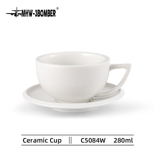 MHW-CERAMIC CUP 280ML- WHITE