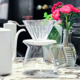 TIMEMORE- Crystal Eye Glass Dripper 01 PC Holder White
