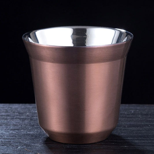 STAINLESS STEEL ESPRESSO CUP- ROSEGOLD 80ML