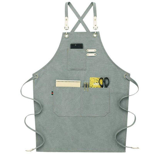 BARISTA APRON - GREY