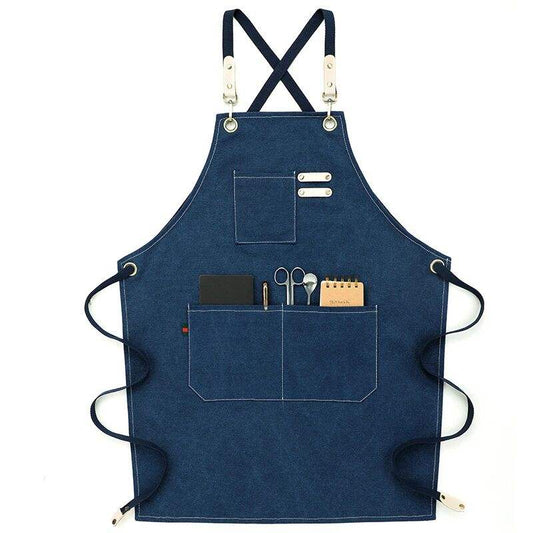 BARISTA APRON - BLUE