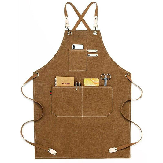 BARISTA APRON - BROWN