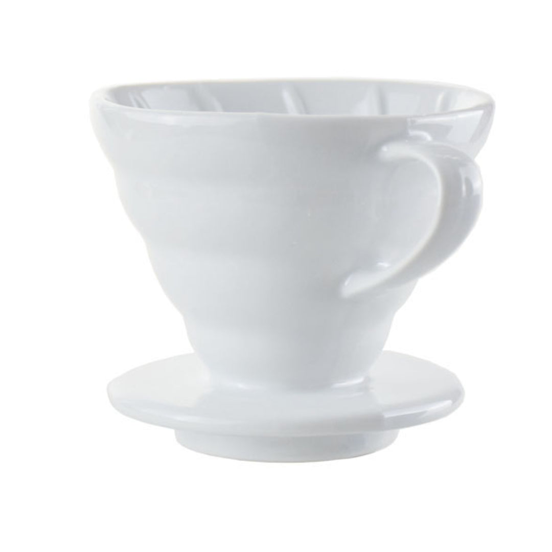 WHITE  CERAMIC DRIPPER - 02