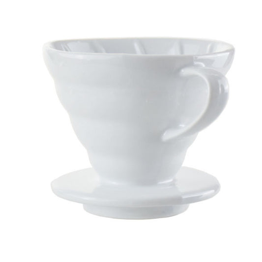 WHITE  CERAMIC DRIPPER - 02