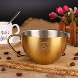 Barista space -Stainless Steel Coffee Cup 250ml Golden